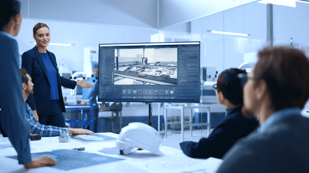 Development of industrial digital twins 